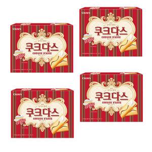 [일상점빵] 쿠크다스 화이트 284g X 4갑 대용량 인기 간식 골라담기