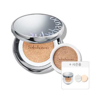 설화수 퍼펙팅쿠션 SPF50+, 본품+리필, 17N1, 1개 + 증정(퍼펙팅쿠션 미니, 5g, 21호, 1개 + 퍼프, 2개)