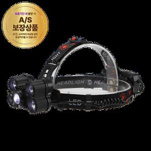 헤드랜턴 LED 충전식 디제이디 DJD63 줌 5구 5200루멘