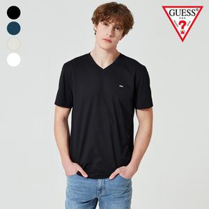 [GUESS] 게스진 남성 쿨소재 브이넥 반팔티(MO2K9492)