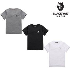 [롯데백화점]블랙야크 키즈 솔리드형 반팔 티셔츠 3PACK 세트 BK트리플라운드T