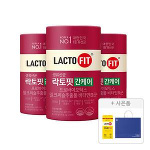 락토핏 간케어(2,000mg, 60포, 1통), 3개 + 증정 ( 골드 30포, 1개 + 쇼핑백(중),1개 )