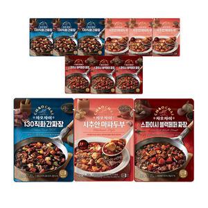 차오차이 시추안마파두부, 180g, 4개+스파이시 블랙 페퍼짜장 180g,4개+차오차이 130 직화간짜장 180g,4개