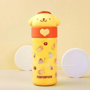 [RGL2N1O6]산리오 폼폼푸린 3D 피규어 스텐 텀블러 350ml