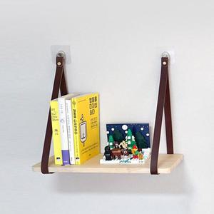 [RGL61SQ2]클라우디아 다미아 400 가죽끈 벽걸이 원목