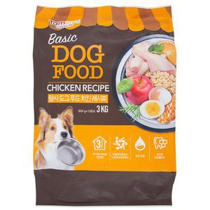탐사6free강아지 사료 치킨 레시피 3kg 닭 1개