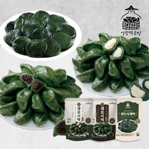 [영광떡공방] 우리쌀로 빚은 생모시송편 10개입 x 7팩(동부2팩+검정깨2팩+개떡3팩)