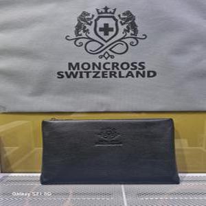 [몽크로스]몽크로스 BEST 남녀공용 엠블럼 소가죽 클러치백 MK1607-2(블랙)