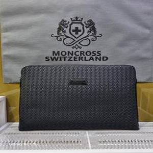 [몽크로스]남녀공용 BEST 인트레치아토패턴 대형클러치백 MK9350(블랙)