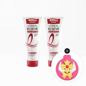 토탈리페어5 미라클 헤어팩 400ml 2개+네티빗거울