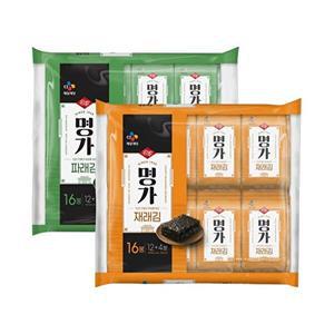 [CJ제일제당]명가 재래김(4g x16봉)+파래김(4g x16봉)