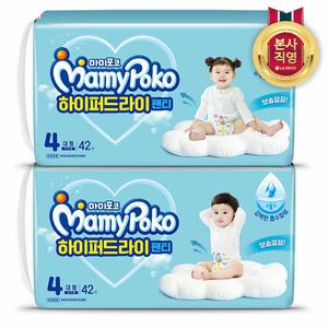 마미포코 하이퍼드라이 팬티형 기저귀 4단계 대형 126P (여아/남아 중 택1)