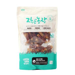 작은농장 오리고구마 강아지 1kg 대용량 사사미 간식