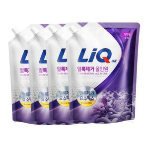리큐 얼룩제거 올인원 일반용 2.1L x 4개