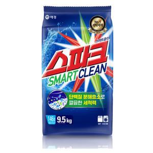 스파크 스마트 클린 세탁세제 9.5kg 리필 1개