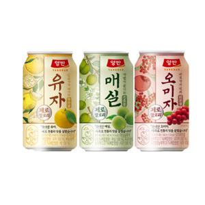양반 (오미자, 유자, 매실) 제로 355ml 각 8입 총 24입