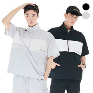 (체이스컬트) STRETCH 하이넥 반팔 아노락 T-SHIRT/2Color