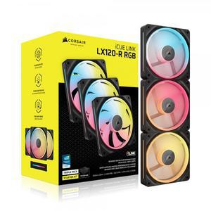 커세어 CORSAIR iCUE LINK LX120-R RGB STARTER KIT Reverse (3팩, 블랙)