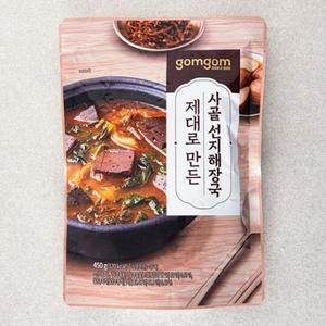 곰곰 제대로 만든 사골 선지해장국, 450g, 1개 one option