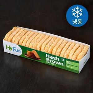 해쉬브라운 패티 트레이 20개입 (냉동), 1.28kg, 1개 one option