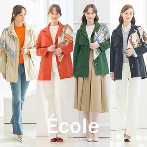 25SS 에꼴드파리 트렌치코트+스카프