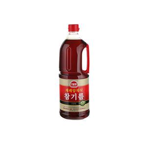사조 해표 재래식 압착 참기름 1.8LX1개입 대용량 업소용