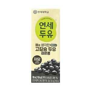 연세두유 저당 고칼슘 두유 검은콩 190ml x24팩