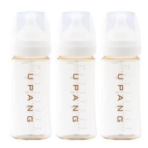 유팡 맘마 PPSU 유아 아기 젖병 밀크화이트 250ml X3
