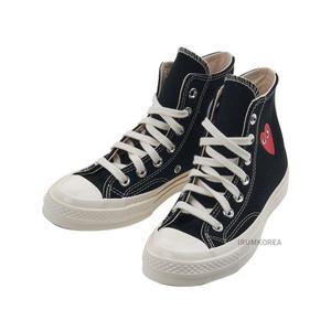 [롯데백화점]꼼데가르송 [라벨루쏘] FW24 공용 하이탑 스니커즈 AZ K129 001 BLACK