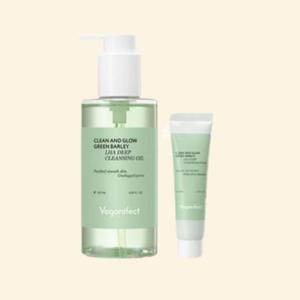 비건이펙트 청보리 LHA 딥 클렌징 오일 205ml+폼 30ml