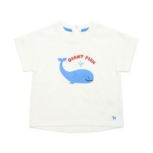 [블루독베이비] COOL 썸머 고래 티셔츠 (443K4-332-10)