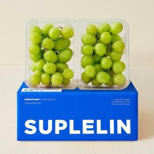 [수플린] 탱글탱글 고당도 어텀 크리스피 청포도 2kg (1kg*2팩)