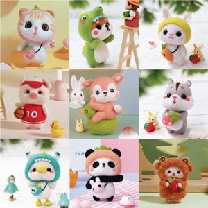 5+1 양모펠트 153종 니들펠트 인형 만들기 DIY 키트 패키지