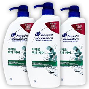헤드앤숄더 가려운 두피케어 샴푸 850ml X 3개