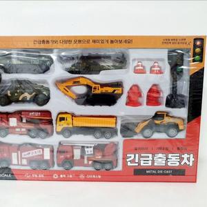 씽크 긴급출동차 세트/자동차/장난감/미니카/어린이/중장비/남아/모형/유아용/놀이용/차/선물/완구/토이