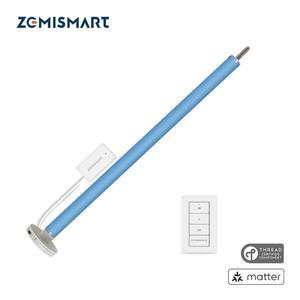 Zemismart Matter 스레드 스마트 롤러 쉐이드 블라인드 모터 20mm 튜브 용 배터리 내장 Homekit Google Sma