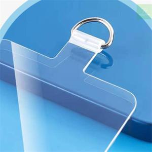 윰디자인 해피윰 태그홀더 고리 핸드폰태그홀더투명