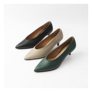 [신난다슈] 여성 펌프스 구두 5cm 소가죽 데일리구두 SS22351 142312
