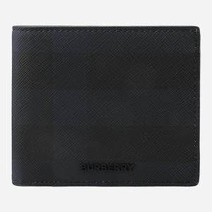 버버리 5S 8073280 A2519 체크 바이폴드 지갑 네이비