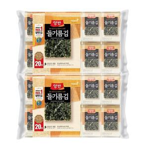 동원 들기름김 식탁 20입(9매), 2개