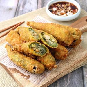 [푸킹] 해물고추튀김 1kg / 고추튀김 떡볶이 튀김 간식