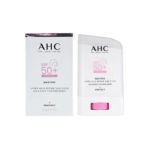 [2025 최신상] AHC 핑크 선스틱 22g 마스터즈 하이퍼 마일드 리페어
