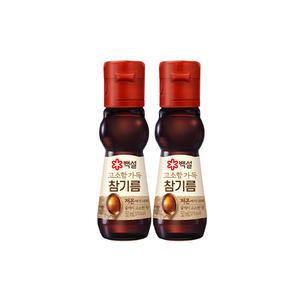 [유통기한 임박] 백설 고소함 가득 참기름 50ml, 2개