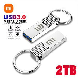 샤오미 호환 호환 2TB 플래시 드라이브 USB 3.0 고속 펜 드라이브 컴퓨터 저장 장치 용 TB 금속 방수 C USB 메모리