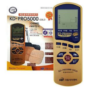 극동전자 가정용 저주파 자극기 KD-PRO5000 충전식 중주파 마사지 안마기