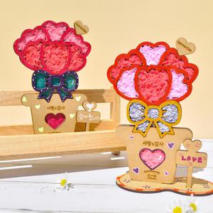 카네이션 만들기키트 어버이날 스승의날 종이죽 업사이클링 DIY 미술활동