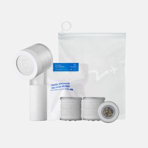 [바디럽][유럽/동남아 SET] 퓨어썸 여행용 미니 필터샤워기+프로필터 1BOX(2개입)
