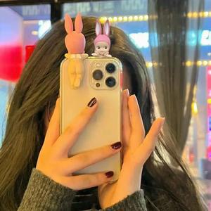 Dreaming Sonny Angel Box 전화 케이스 iPhone 16 15 14 13 12 11 Pro Max XR XS X 7 8 Plus SE 과일 동물 실리콘 커버