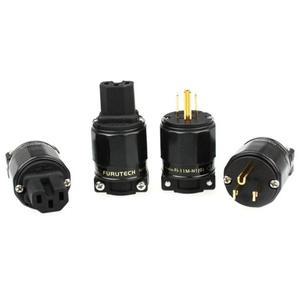 Furutech FI-11 미국 전원 플러그, 24K 금도금 IEC 커넥터, 하이파이 오디오 어댑터, 15A, 125V