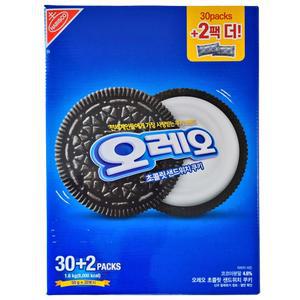 오레오 초콜릿 샌드위치 쿠키 1.6kg (50g x 32봉지)